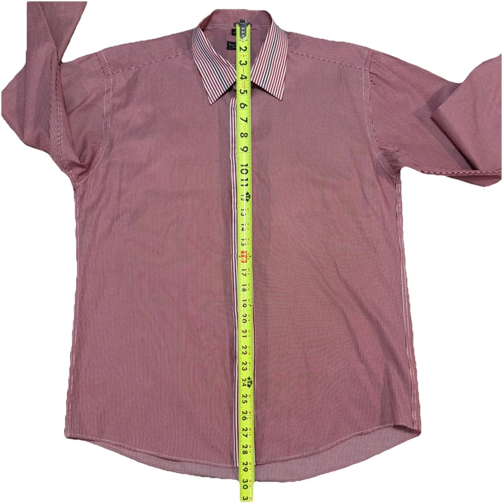 Paul Smith Stripe Shirt Mens‎ 17 Cotton Long Sleeve Striped London - Picture 3 of 7